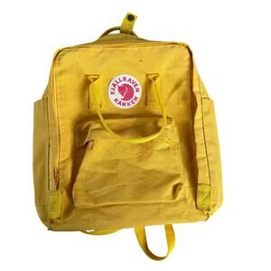 Fjallraven Kanken Classic Backpack Bag School Yellow‎ Lightweight